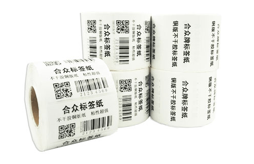銅版紙不干膠標簽應該用哪種碳帶打印